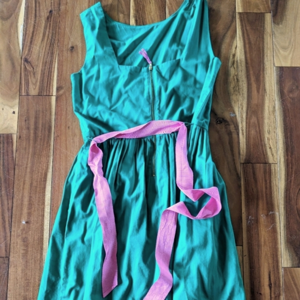 Crewcuts size 14 green dress